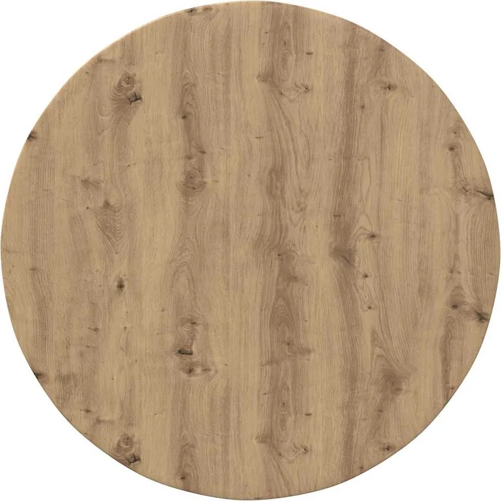 vidaXL Placă de masă stejar artizanal 80 x 80 x 1,5 cm Lemn compozit