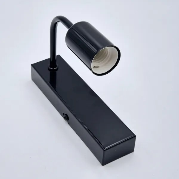 Aplică ASTRID 1xE27/60W/230V negru lucios