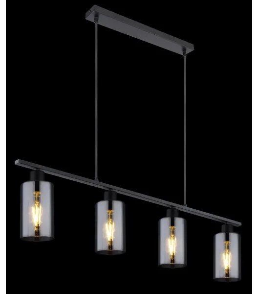 Lustră pe cablu HADERA 4xE27/60W/230V Globo 15465-4H