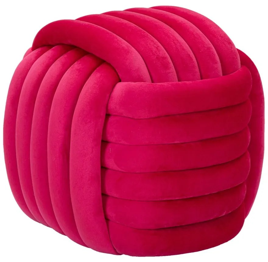 Taburet roz cu tapițerie din catifea Softy – Mauro Ferretti