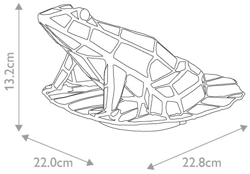 Elstead QZ-FROG-TL - Lampă decorativă LED TIFFANY 1xG9/3W/12/230V în formă de broască