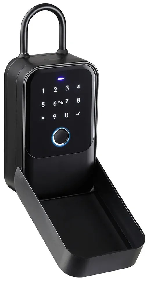 Cutie pentru Chei Inteligenta, KAMA 5 Smart, Neagra, App TT Lock, pentru Inchiriere in Regim Hotelier, AirBNB, Booking