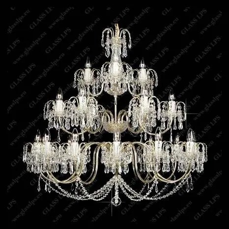 Lustra 21 brate cristal Bohemia L12 590/21/3