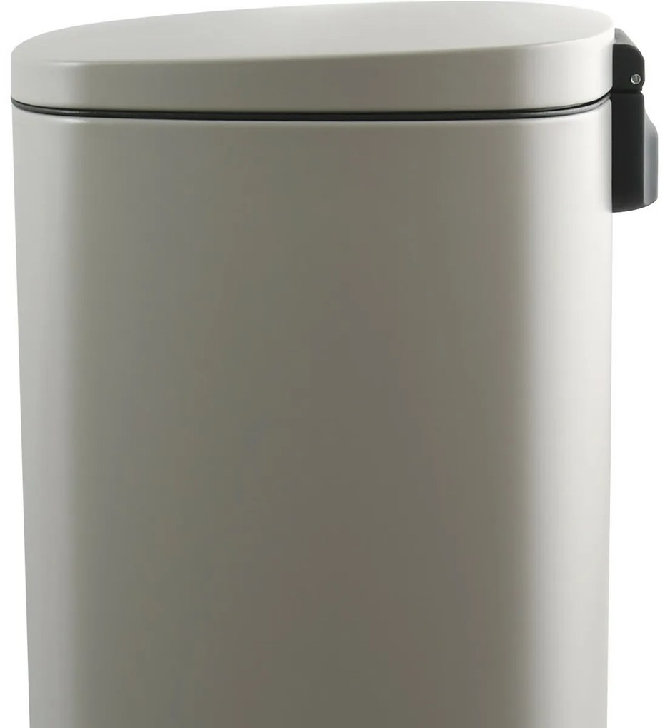 Coș de gunoi cu pedală soft-close Spirella Akira 50 l, gri-maro mat, 50 l