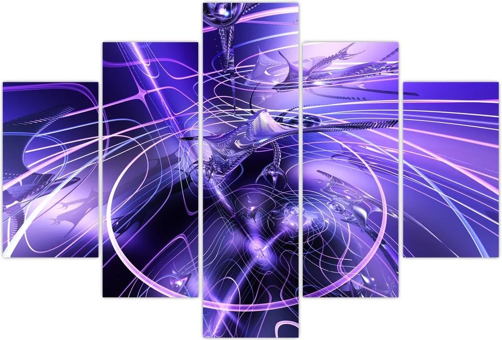 Tablou abstracție tehnică (150x105 cm)