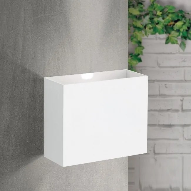 Aplica LED de perete exterior, lumina ambientala, protectie IP65, AKZENT alb