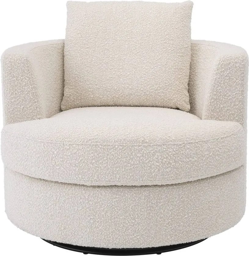 Fotoliu pivotant design elegant LUX Felix, crem 113960 HZ