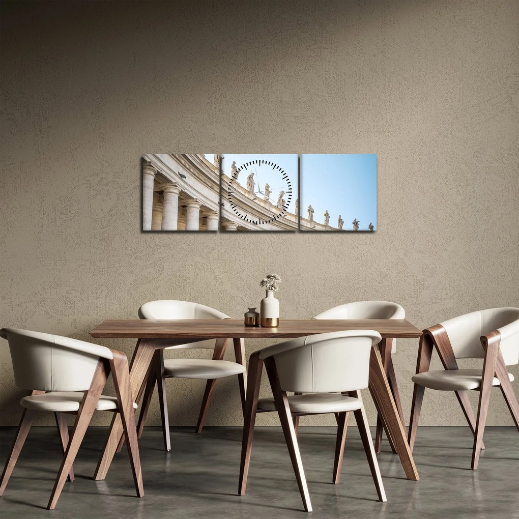 Tablou - Vatican (cu ceas) (90x30 cm)
