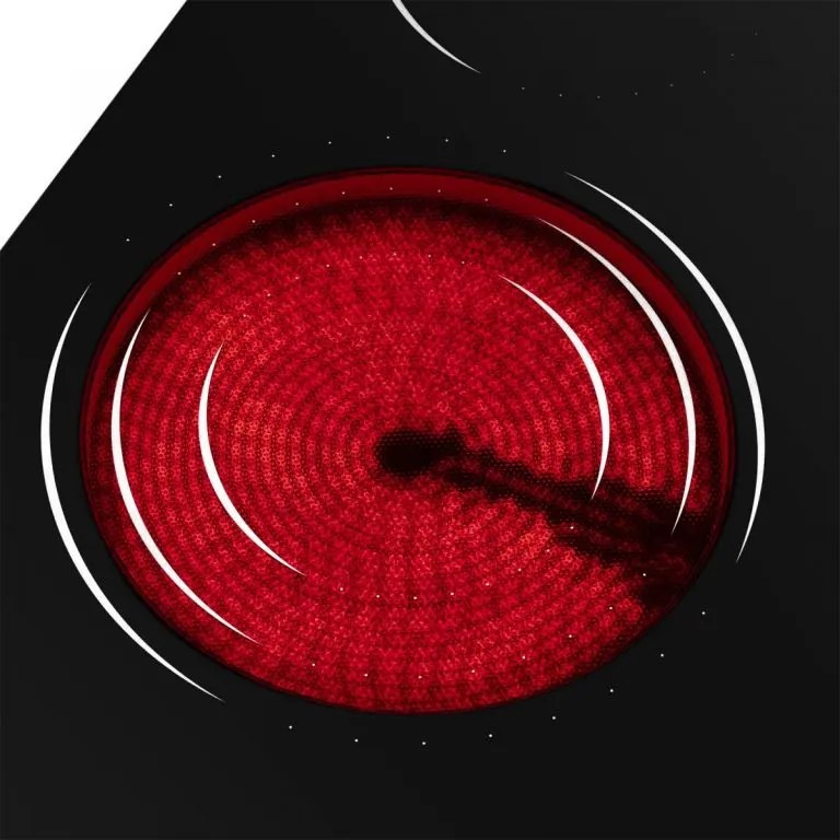 JAGO Plită ceramică din sticlă, 6800 W