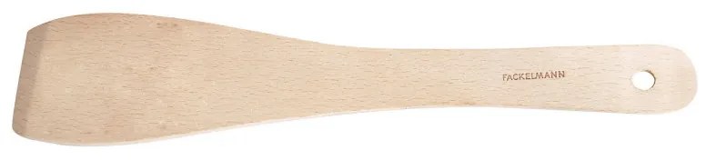 Spatula Fackelmann 30140 , 30 cm, Orificiu pentru agatat, Lemn, Alb