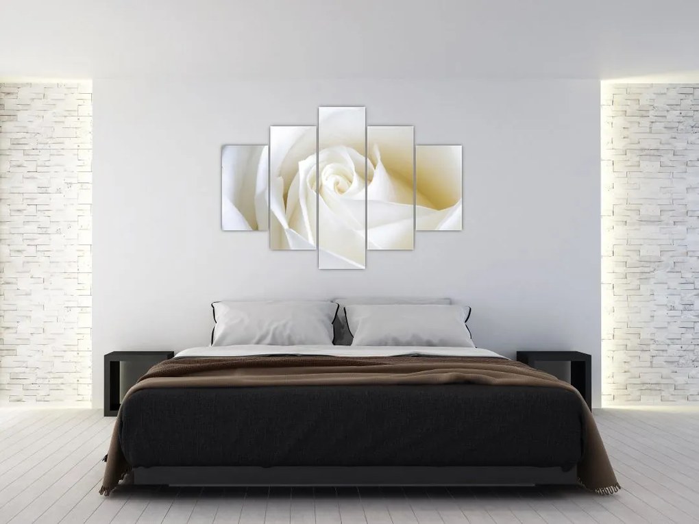 Tablou cu tandafir alb (150x105 cm)
