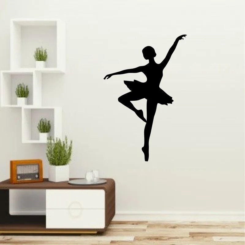 Sticker perete Silueta balerina 2