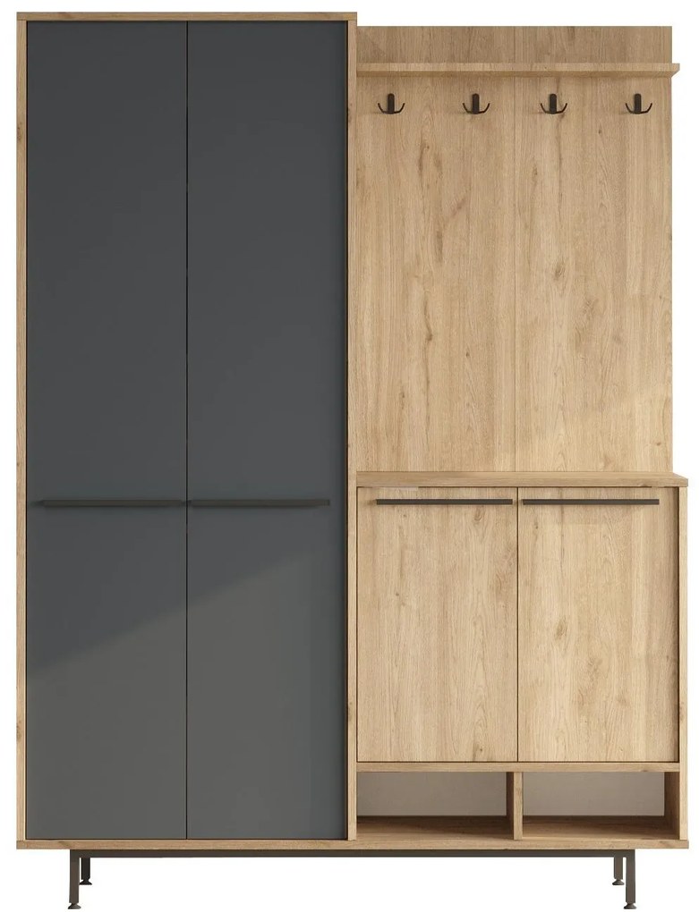 Panou hol Opuntia 1 (Stejar + antracit) . 1102434