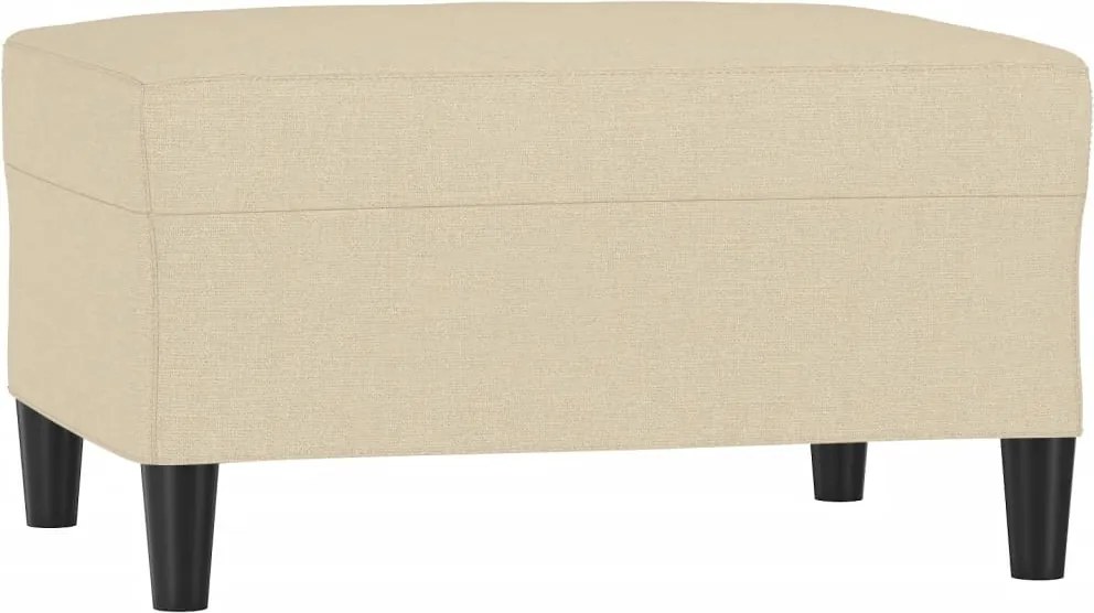 vidaXL Taburet, crem, 70x55x41 cm, material textil