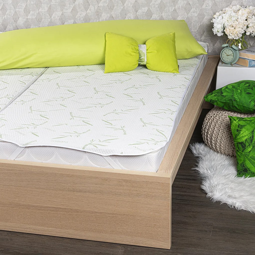 Protecție saltea 4Home Bamboo impermeabilă cu elastic, 140 x 200 cm, 140 x 200 cm