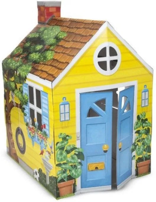 Casuta din carton Country Cottage Melissa and Doug,137 x 99 x 85 cm