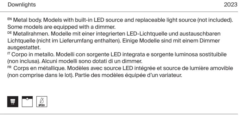 Spot LED incastrabil dimabil design tehnic Yin negru
