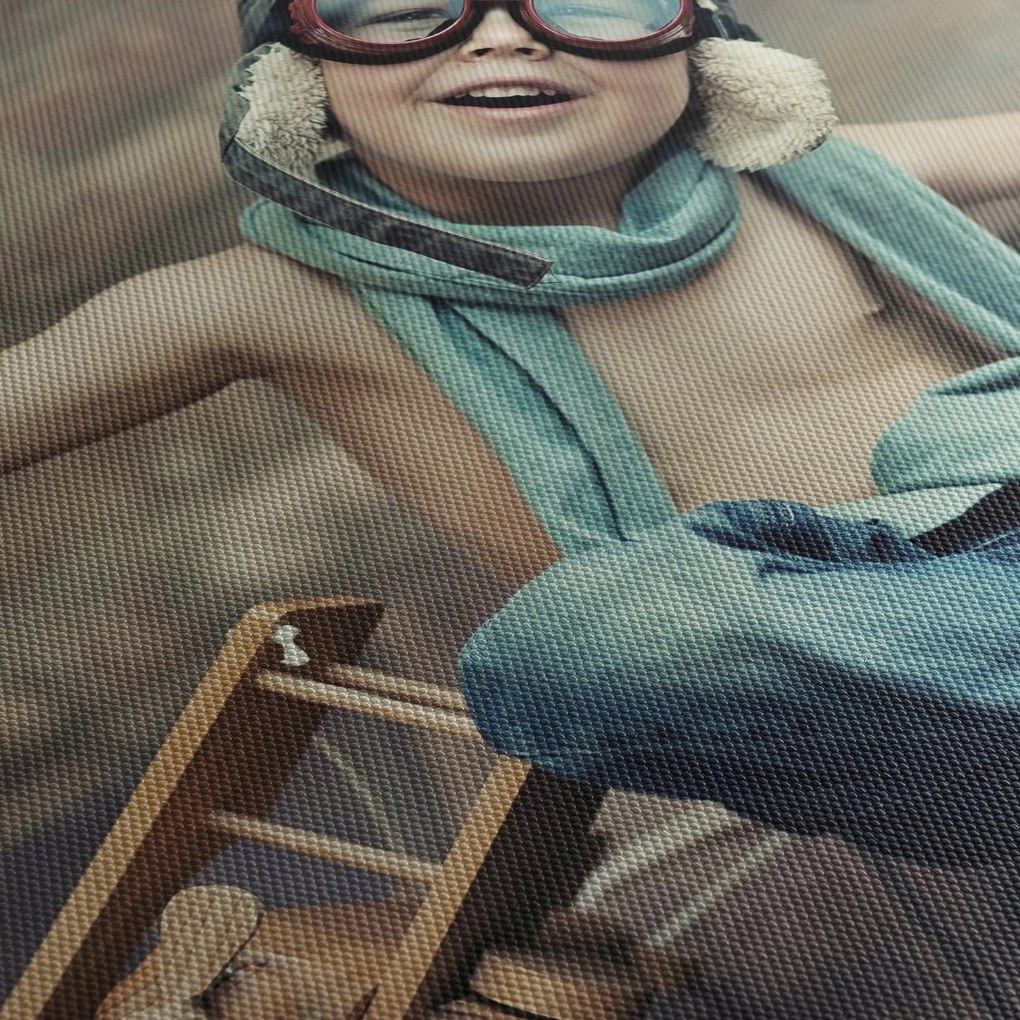 Tablou - Tânăr aviator (90x60 cm)