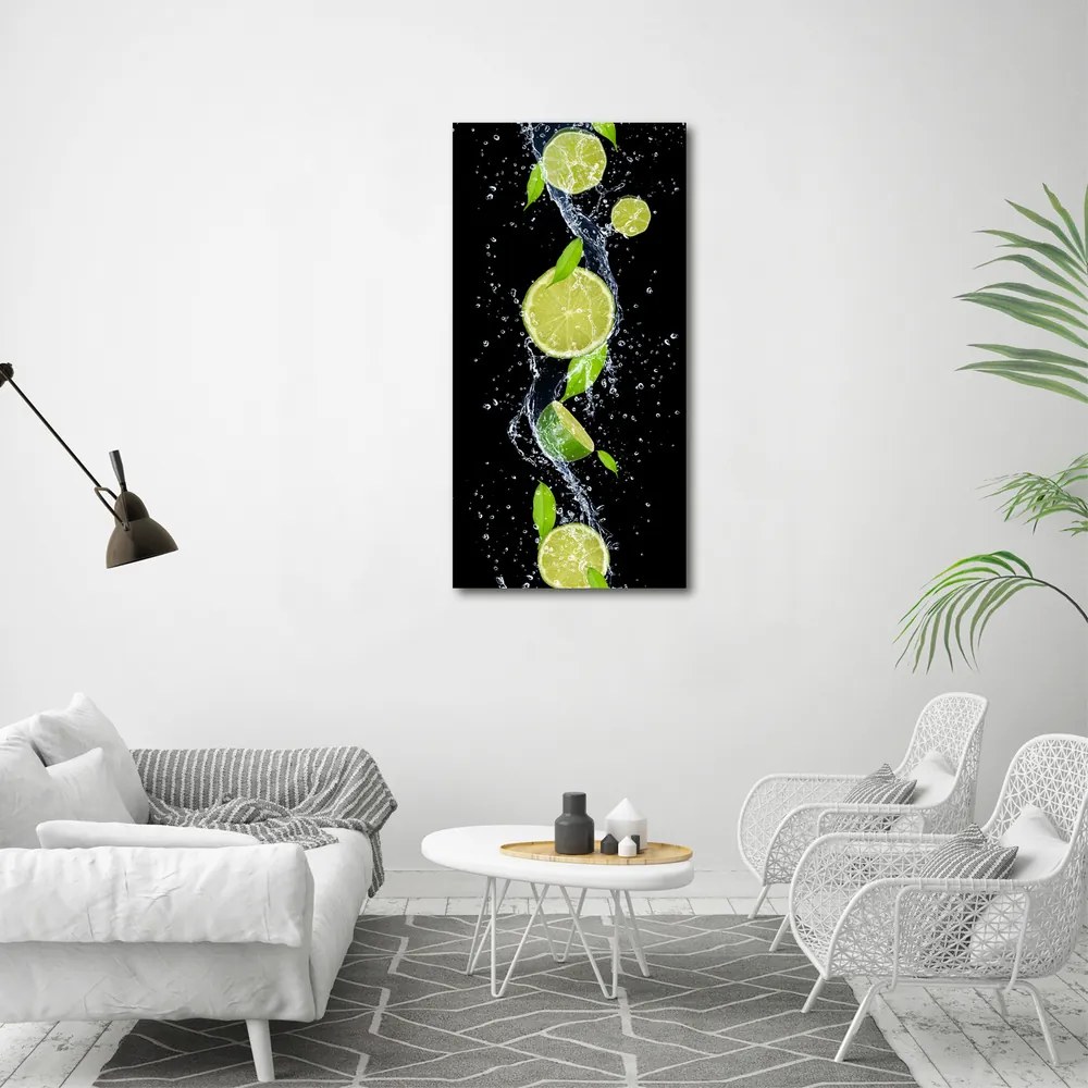 Imprimare tablou canvas Lămâi verzi