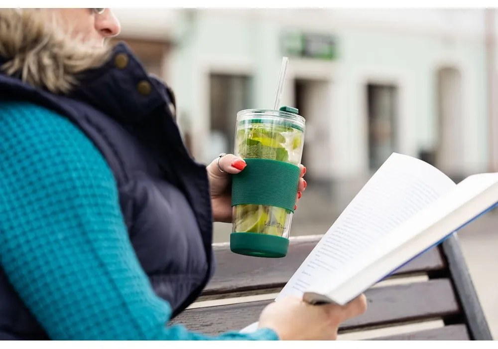 Cană termos verde 600 ml Fuori – Vialli Design