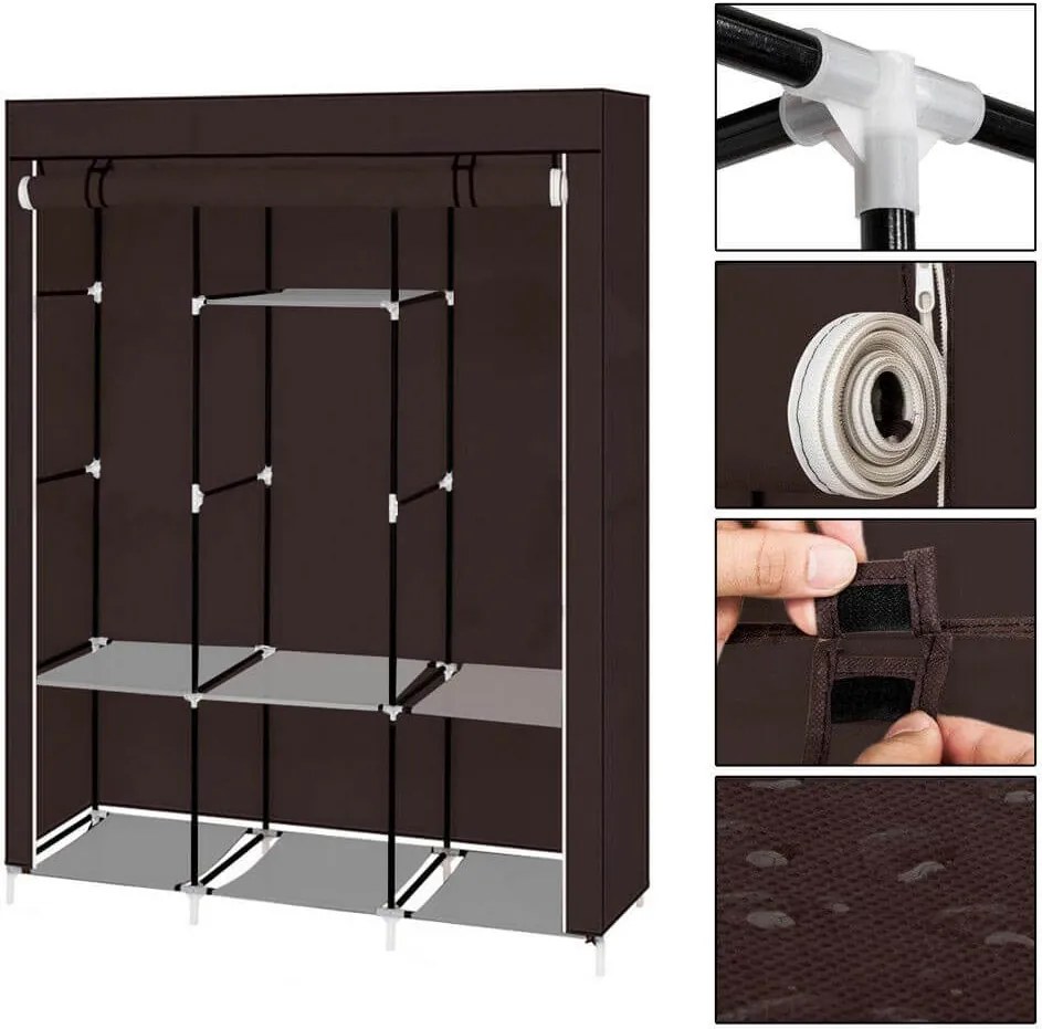 Sifonier mobil, dimensiuni 130x45x170 cm