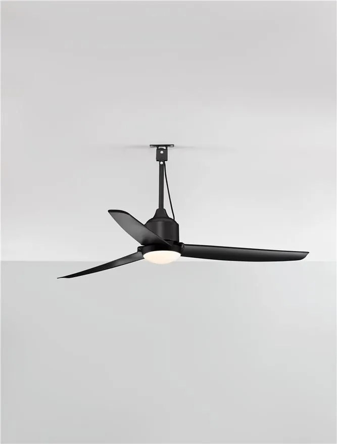 Lustra LED cu ventilator si telecomanda exterior IP54 BLOWY