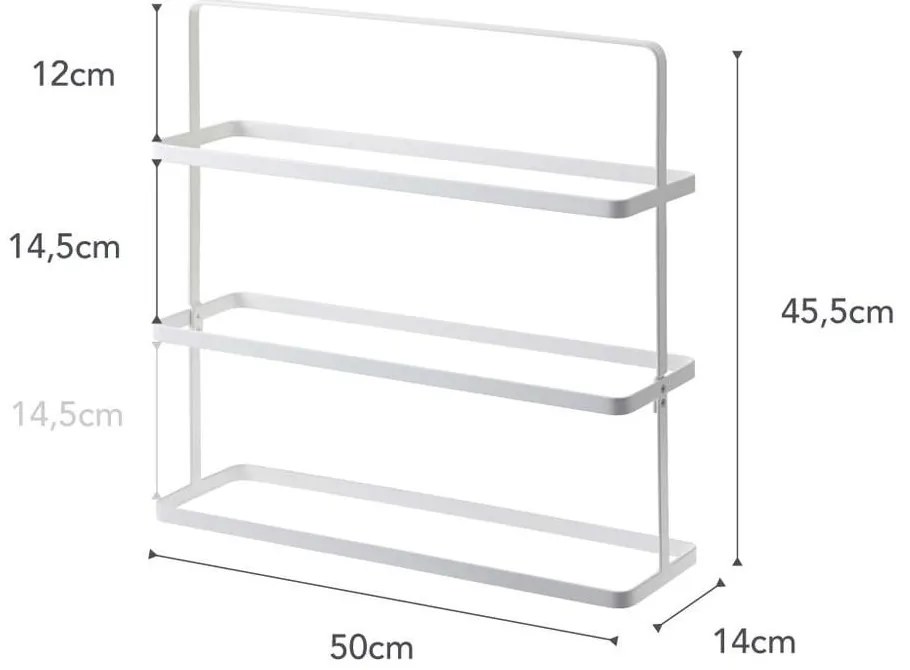 Pantofar alb din metal Tower – YAMAZAKI