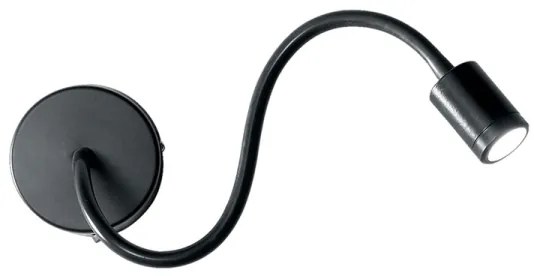 Ideal Lux - Lampă flexibilă FOCUS LED/4W/230V CRI 90 negru