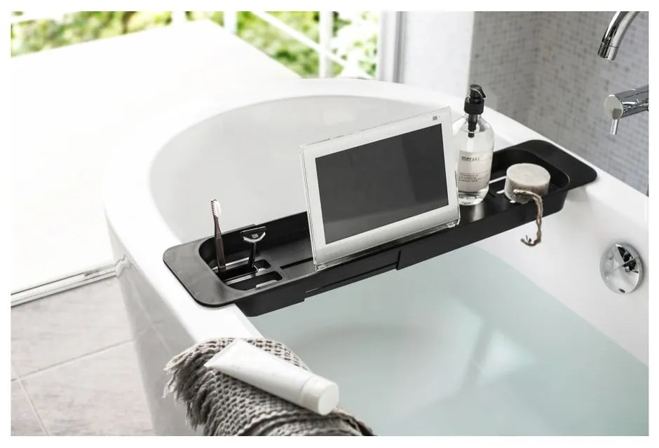 Raft reglabil pentru cadă YAMAZAKI Tower, negru