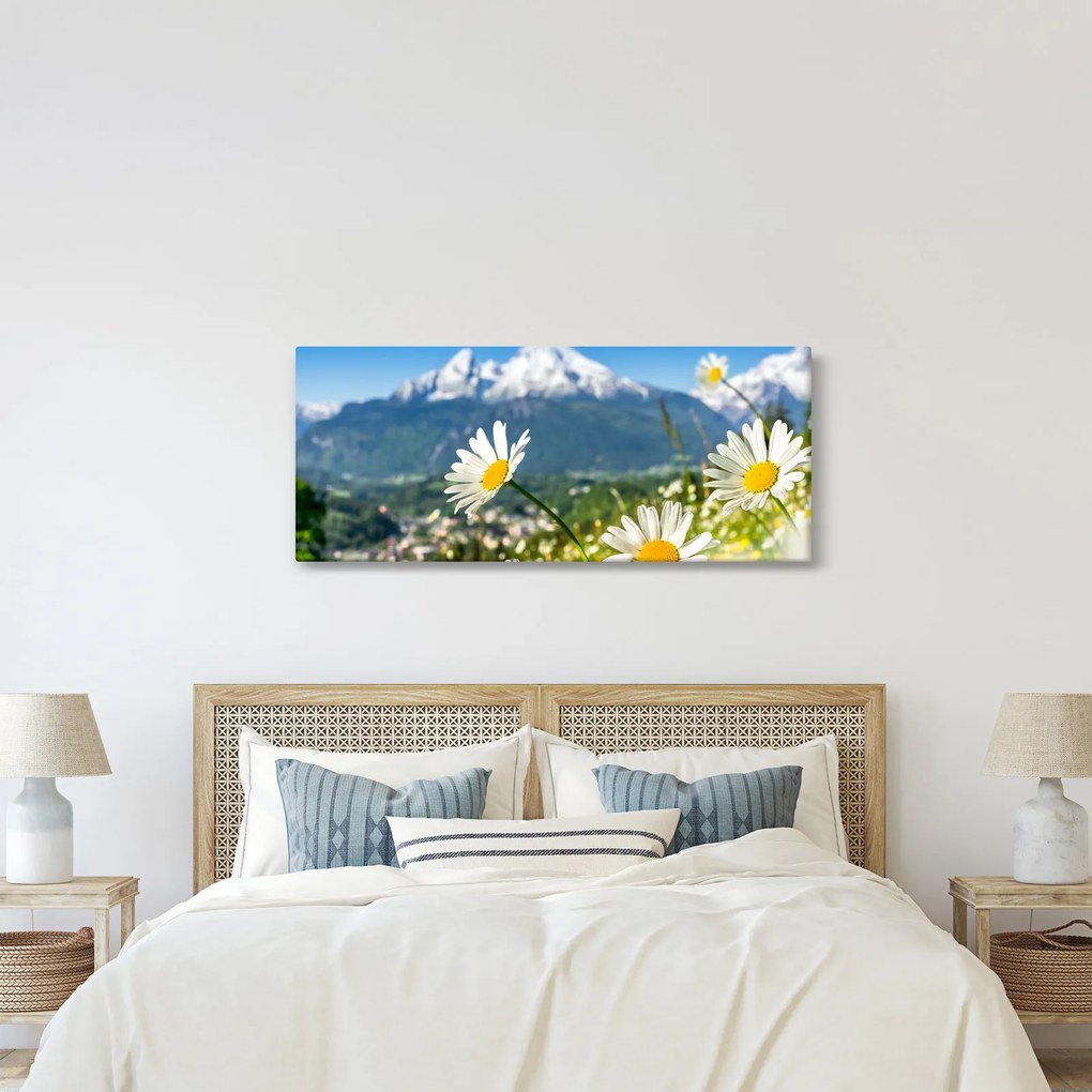 Tablou - Primăvara în Alpi (120x50 cm)