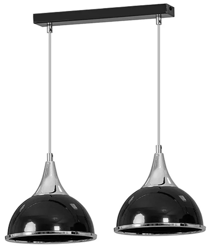 Suspensie Polo 2 Black 283/2 Emibig Lighting, Modern, E27, Polonia