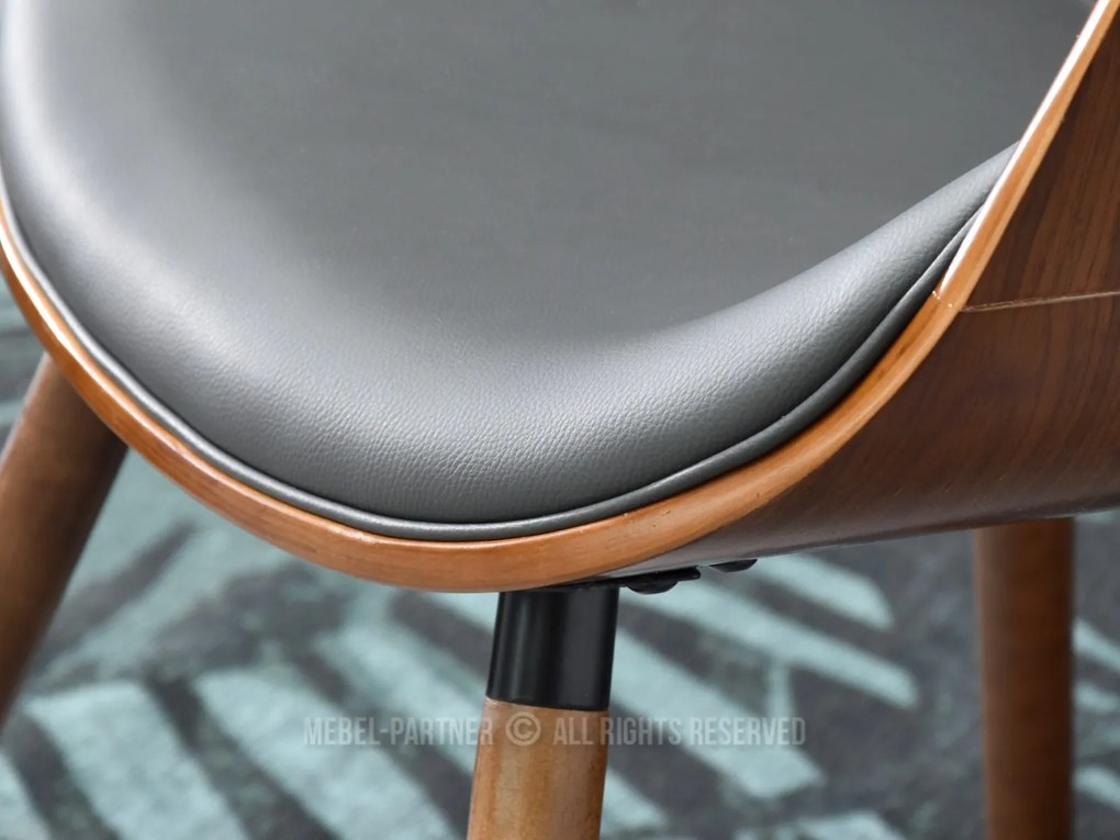Scaun Bjorn K (gri + nuc). 1110938