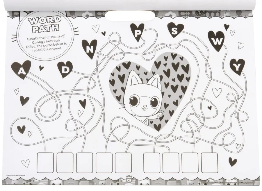 Gabby's Dollhouse Cats set de colorat și activități