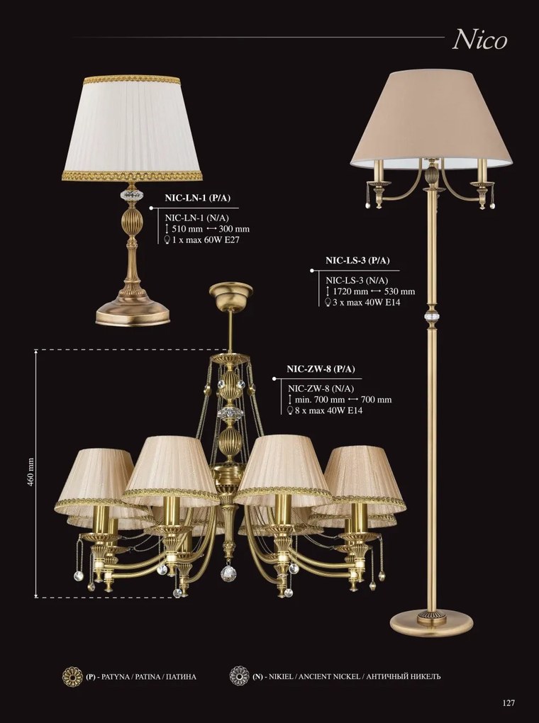 Candelabru 5 brate realizat manual Nico