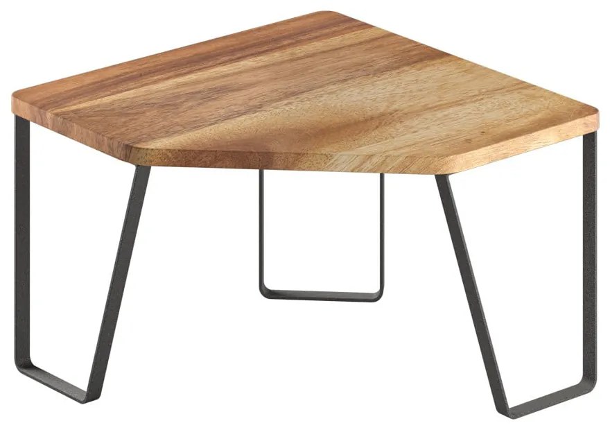 Raft suplimentar negru mat/în culoare naturală pentru colț din lemn 25x25 cm York – Metaltex