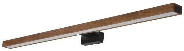 Aplică LED pentru oglindă Brilagi WOODY MIRROR LED/15W/230V IP44 stejar/negru