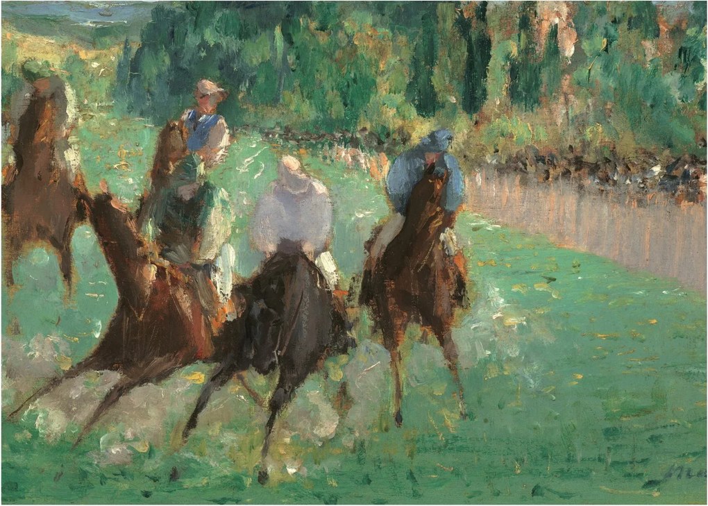 Tablou - Edouard Manet, At the Races, reproducere (70x50 cm)