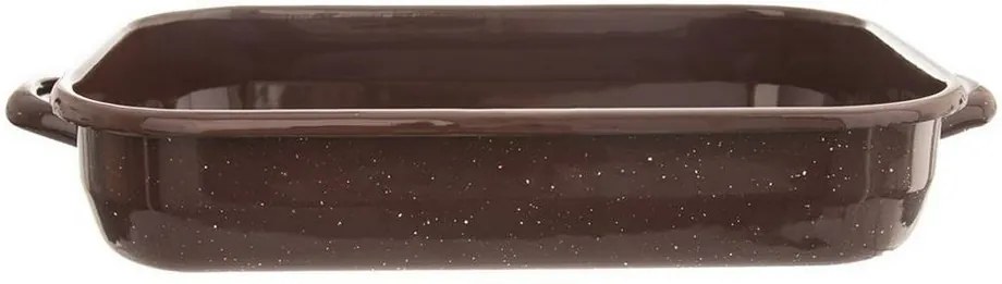 Orion Tavă de copt emaila Brown, 37,5 x 24 x 7 cm