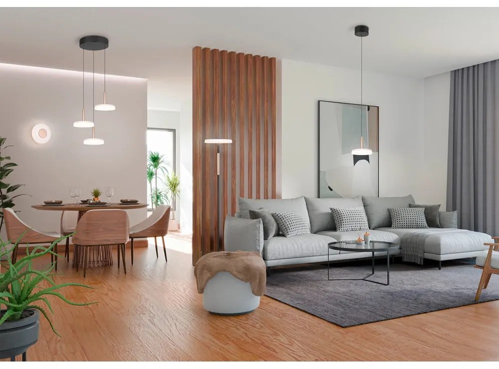 Aplică de perete bej LED cu intensitate reglabilă ø 22 cm Celeste – Trio