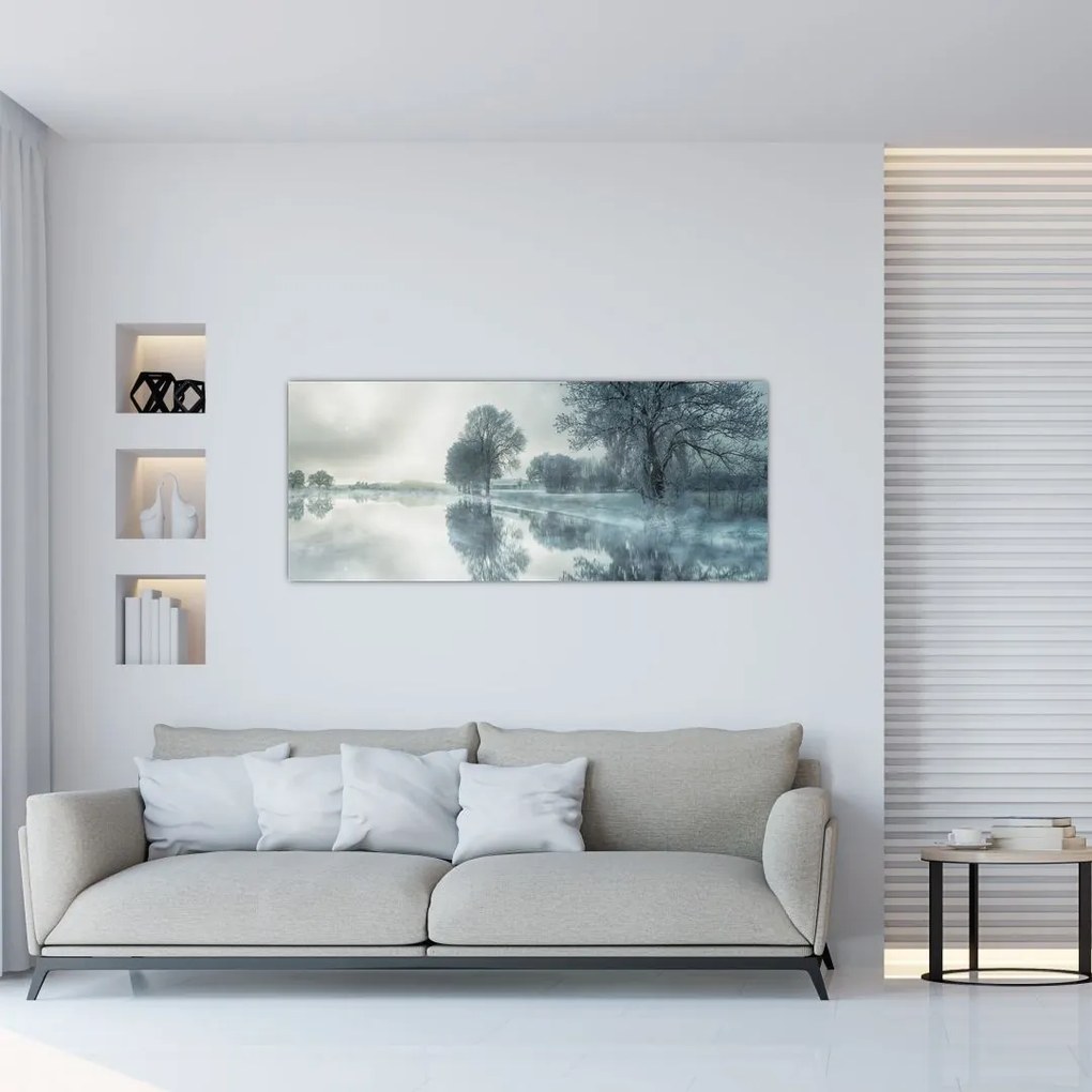 Tablou cu natura iarna (120x50 cm)