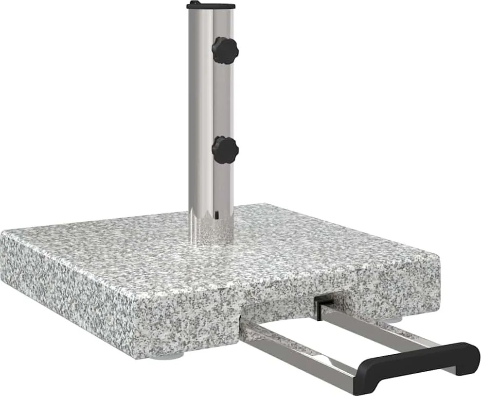 vidaXL Bază pentru umbrelă Gri 41 x 41 x 37 cm Granit