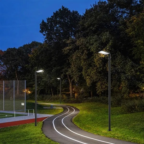 Lampă LED de exterior Brilagi cu stâlp și cablu de 3 m URBANLIGHT LED/100W/230V, negru, IP65