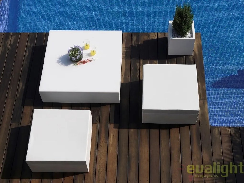 Taburete de exterior / interior design modern premium JUT Chill OTTOMAN 120cm