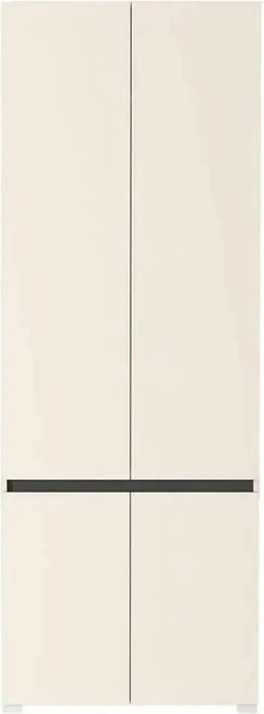 Dulap LONDON 5, casmir/gri antracit, PAL, cu 4 usi, 80x38x220 cm
