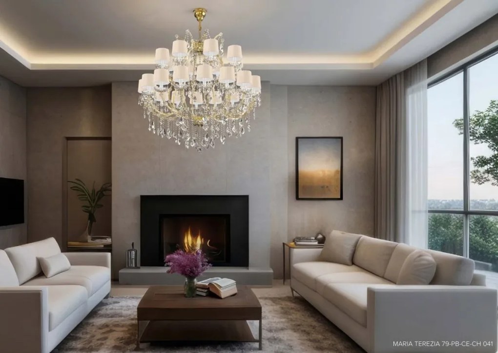 Candelabru Cristal Bohemia Exclusive 24 brate MARIA TEREZIA 79