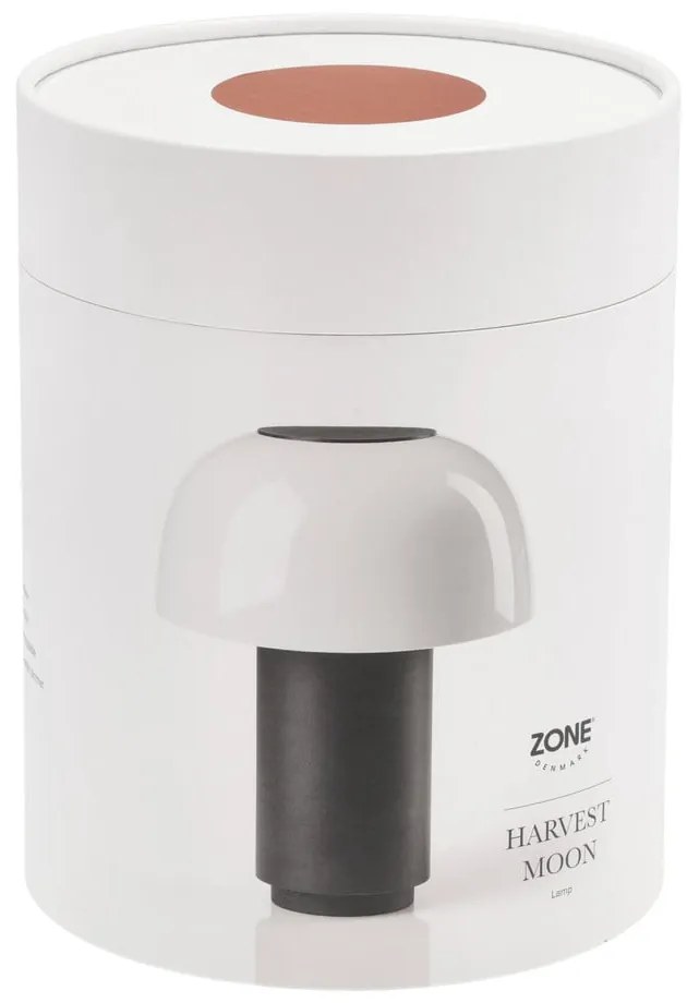 Veioză portocalie LED cu intensitate reglabilă din aluminiu (înălțime 22 cm) Harvest – Zone