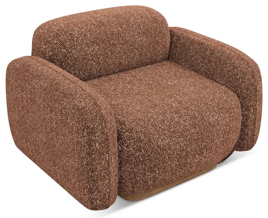 Fotoliu modular portocaliu/maro Ailani – Makamii