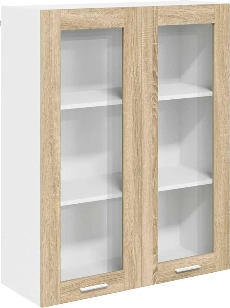 vidaXL Dulap suspendat Stejar Sonoma 80 x 31 x 100 cm Lemn compozit