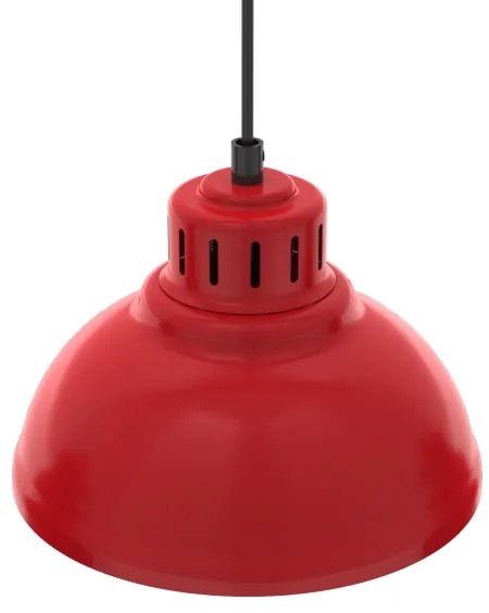 Lustră pe cablu SVEN 5xE27/15W/230V roșie