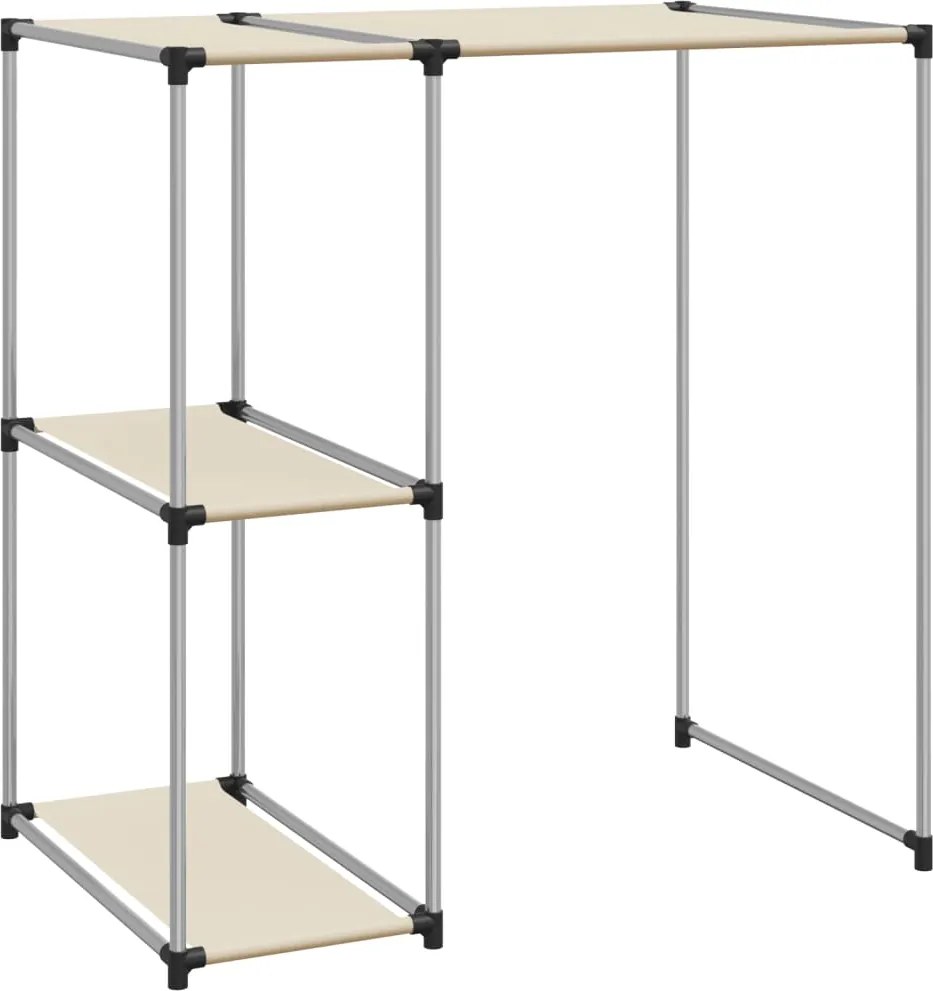 vidaXL Raft peste mașina de spălat, crem, 87x55x90,5 cm, fier